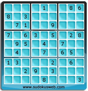 Sudoku von mittelmässiger höhe