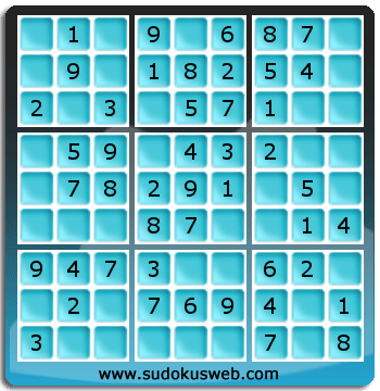 Sudoku de Niveau Très Facile Sudoku de Niveau Très Facile