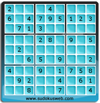 Sudoku de Niveau Facile Sudoku de Niveau Facile