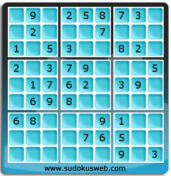 Sudoku von einfacher höhe