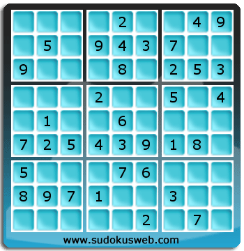 Sudoku de Niveau Facile Sudoku de Niveau Facile