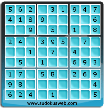 Sudoku de Niveau Très Facile Sudoku de Niveau Très Facile
