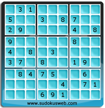 Sudoku von mittelmässiger höhe