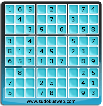 Nivel Muito Facil de Sudoku