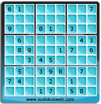 Sudoku von mittelmässiger höhe