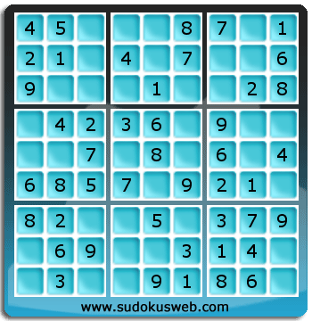 Sudoku de Niveau Très Facile