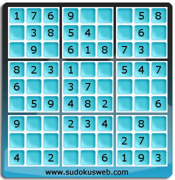 Sudoku de Niveau Très Facile Sudoku de Niveau Très Facile