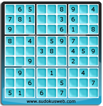 Sudoku de Niveau Facile Sudoku de Niveau Facile