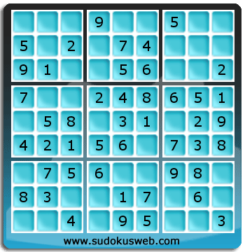 Sudoku von sehr einfacher höhe