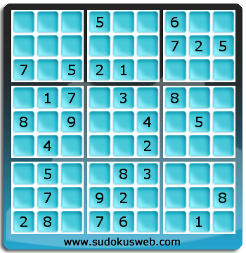 Sudoku von mittelmässiger höhe