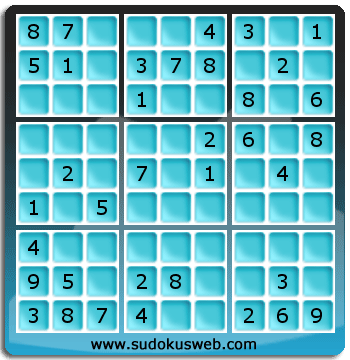 Sudoku von einfacher höhe