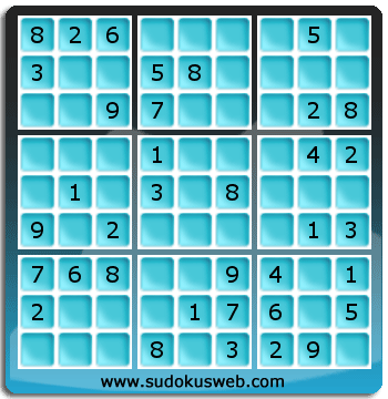 Sudoku von einfacher höhe