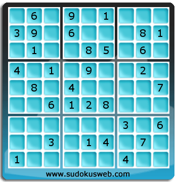 Sudoku von mittelmässiger höhe