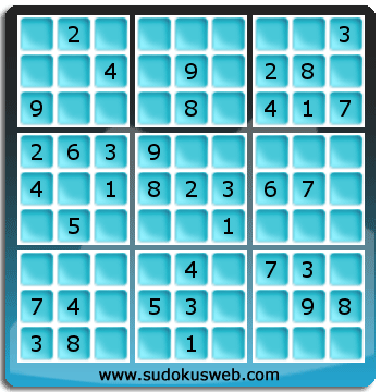 Sudoku von einfacher höhe