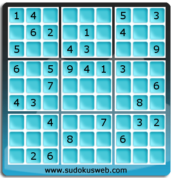 Sudoku von mittelmässiger höhe