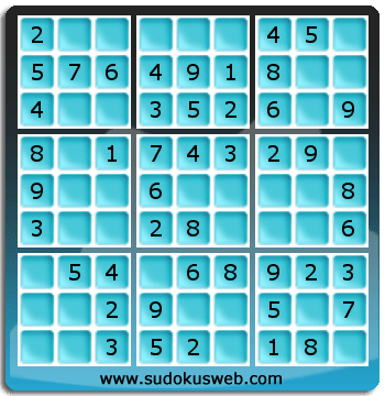 Sudoku von sehr einfacher höhe Sudoku von sehr einfacher höhe