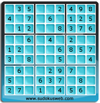 Sudoku de Nivel Muy Fácil