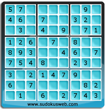 Sudoku de Niveau Très Facile