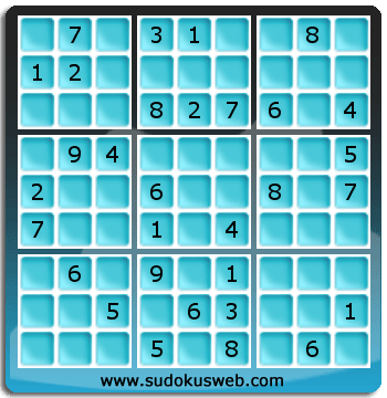 Sudoku von mittelmässiger höhe