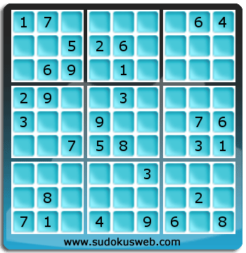 Sudoku von mittelmässiger höhe