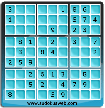 Sudoku von einfacher höhe