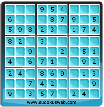 Sudoku de Nivel Muy Fácil