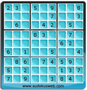 Sudoku von einfacher höhe