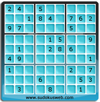 Sudoku von mittelmässiger höhe