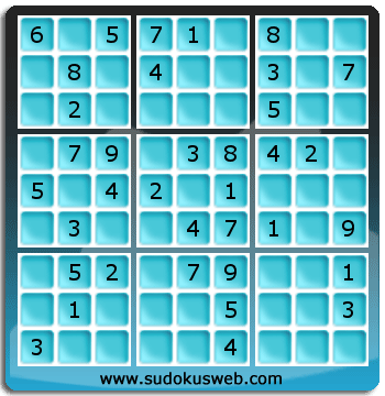 Sudoku von einfacher höhe