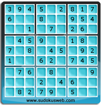 Sudoku de Niveau Très Facile