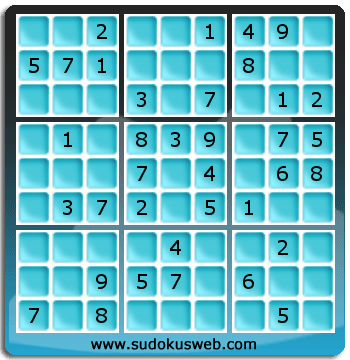 Sudoku von einfacher höhe