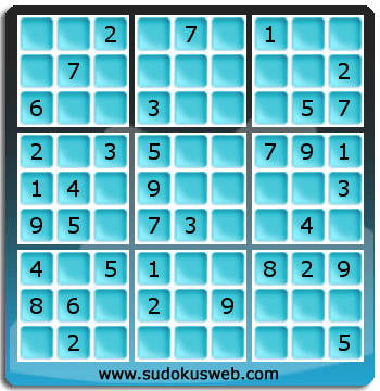 Sudoku von einfacher höhe