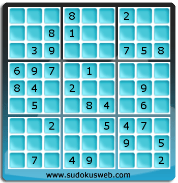 Sudoku von mittelmässiger höhe