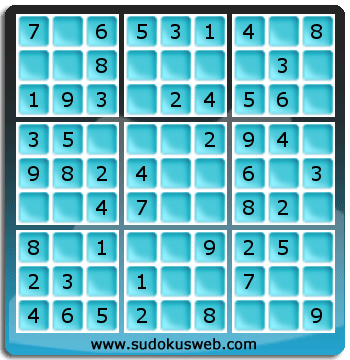 Sudoku de Nivel Muy Fácil