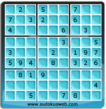 Sudoku von mittelmässiger höhe