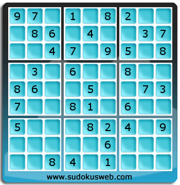 Sudoku von einfacher höhe