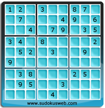 Sudoku von mittelmässiger höhe