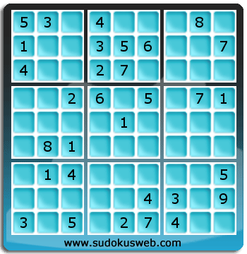 Sudoku von mittelmässiger höhe