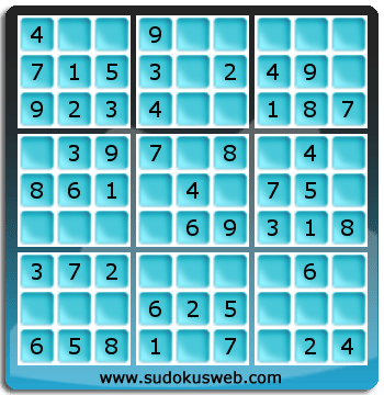 Sudoku von sehr einfacher höhe