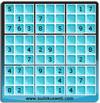 Sudoku von mittelmässiger höhe