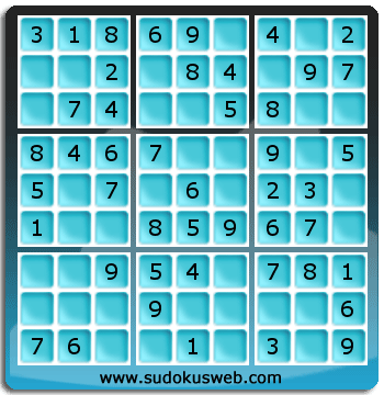 Sudoku de Niveau Très Facile