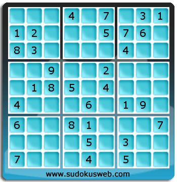 Sudoku von mittelmässiger höhe