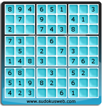 Nivel Muito Facil de Sudoku