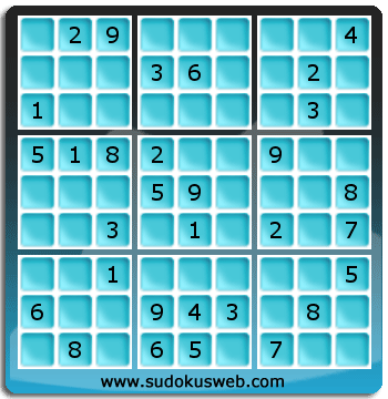 Sudoku von mittelmässiger höhe