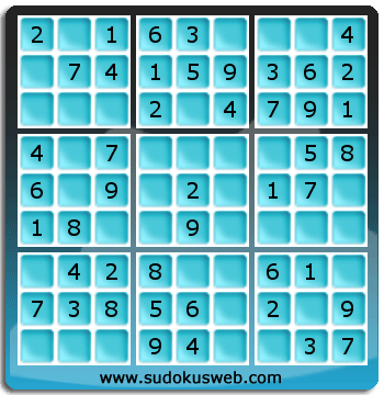 Sudoku von sehr einfacher höhe