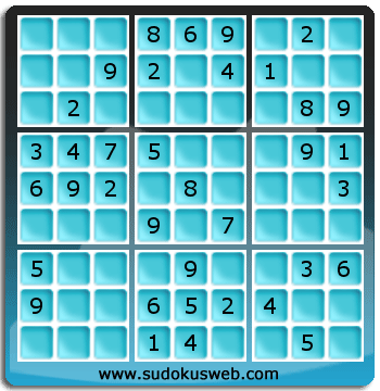 Sudoku von einfacher höhe