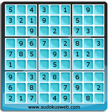 Sudoku de Nivel Muy Fácil