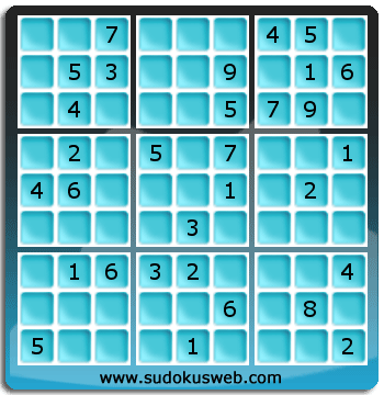 Sudoku von mittelmässiger höhe