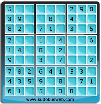 Sudoku de Nivell Molt Fàcil