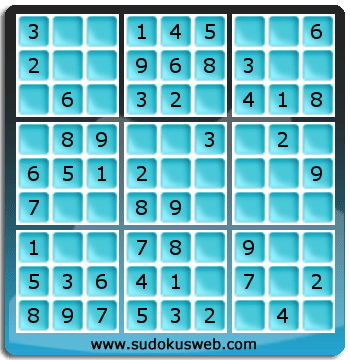 Sudoku von sehr einfacher höhe